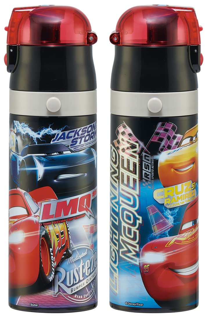 Skater Disney Cars Stainless Steel Water Bottle for Boys 470ml Sports Drink Bottle- Japan Figure Store - #1 Bring To You The Best Japanese Goods