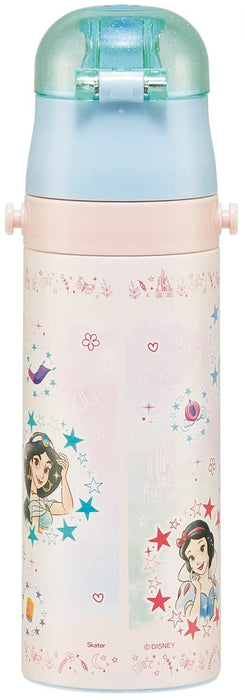 Skater Disney Princess Stainless Steel Sports Water Bottle 470ml for Girls- Japan Figure Store - #1 Bring To You The Best Japanese Goods