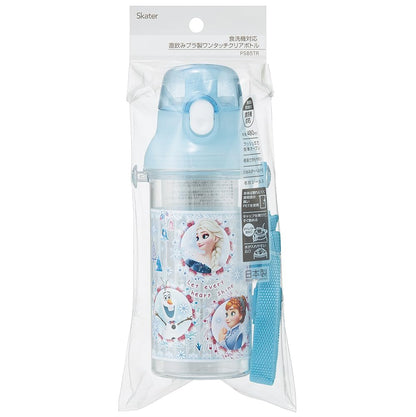 Skater Disney Frozen 480ml Clear Plastic Water Bottle for Kids Made in Japan- Japan Figure Store - #1 Bring To You The Best Japanese Goods