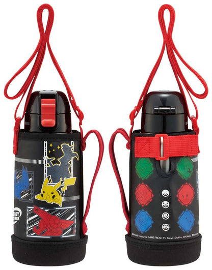 Skater Pokemon Stainless Steel Water Bottle 600ml with Cover for Kids Kstch6-A- Japan Figure Store - #1 Bring To You The Best Japanese Goods