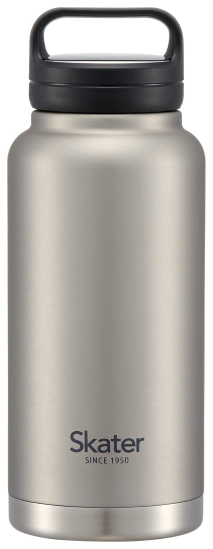Skater 1000ml Stainless Steel Water Bottle Silver Direct Drinking Thermal Insulated Mug with Screw Handle- Japan Figure Store - #1 Bring To You The Best Japanese Goods