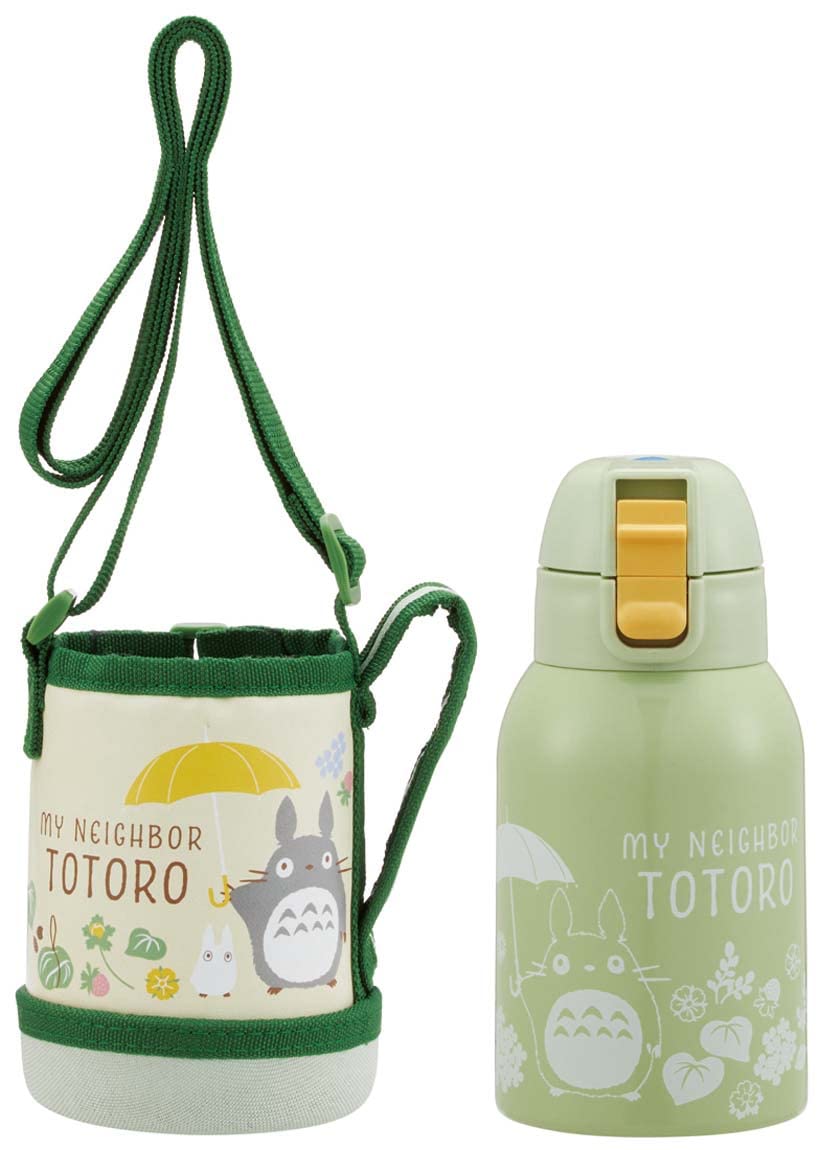 Skater Children's 400ml Totoro Walking Path Water Bottle with Cover- Japan Figure Store - #1 Bring To You The Best Japanese Goods