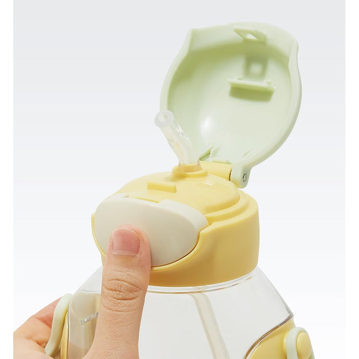 Skater Curious George 530ml Children's One-Push Water Bottle with Straw- Japan Figure Store - #1 Bring To You The Best Japanese Goods