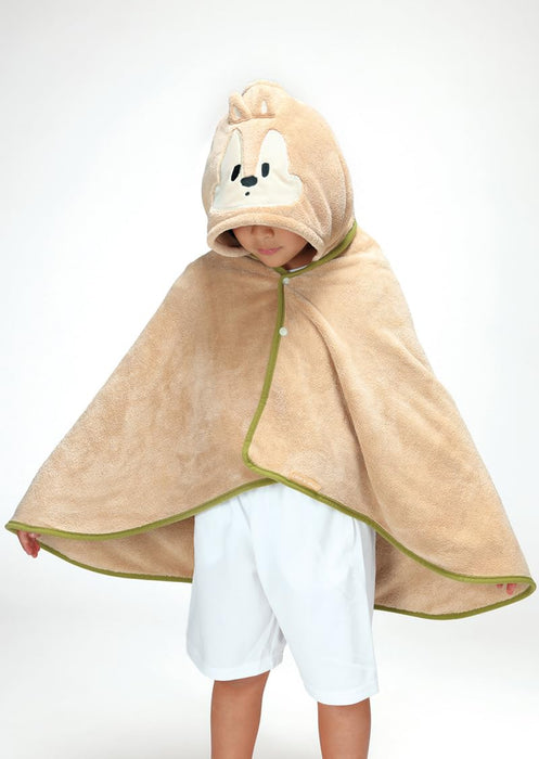 Skater Disney Chip Quick-Drying Hooded Bath Poncho 108cm x 92cm- Japan Figure Store - #1 Bring To You The Best Japanese Goods