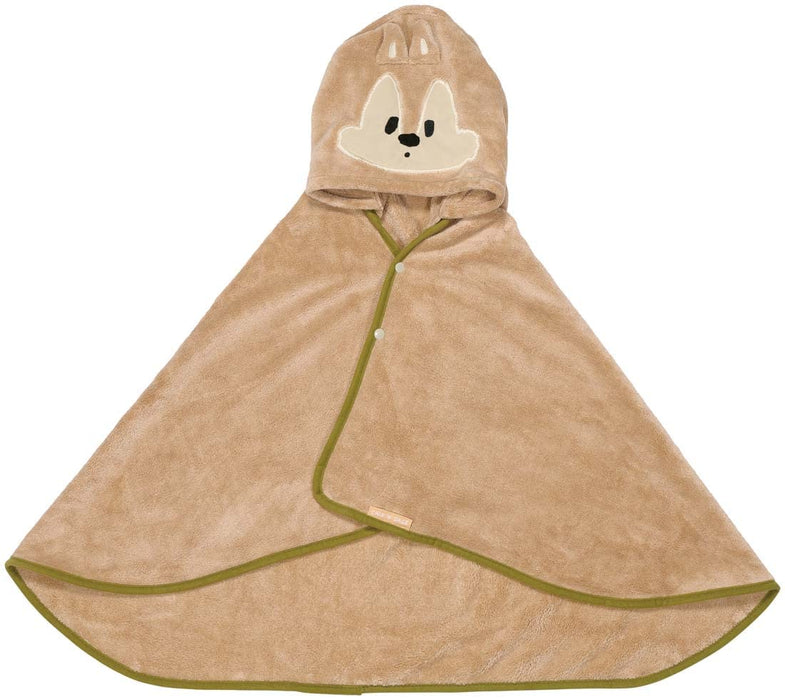 Skater Disney Chip Quick-Drying Hooded Bath Poncho 108cm x 92cm- Japan Figure Store - #1 Bring To You The Best Japanese Goods