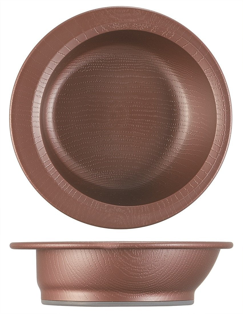 Skater Brown 340ml Easy Scooping Bowl Wood Grain Made in Japan- Japan Figure Store - #1 Bring To You The Best Japanese Goods