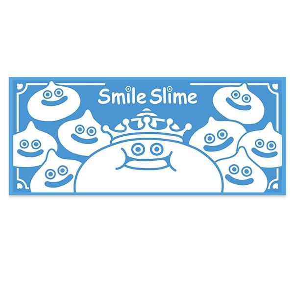 Serviette de toilette Square Enix Smile Slime - Motif King Slime, douce et absorbante
