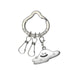 Square Enix Smile Slime Metal Key Ring - Durable Stray Metal Design