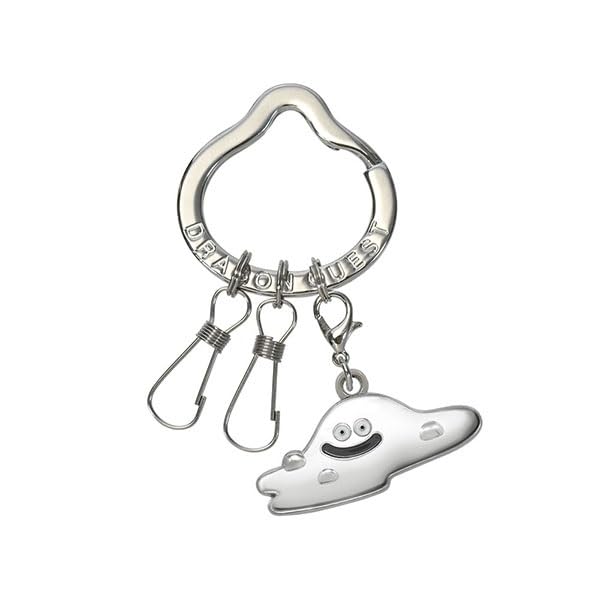 Square Enix Smile Slime Stray Metal Key Ring - Durable Metal Design