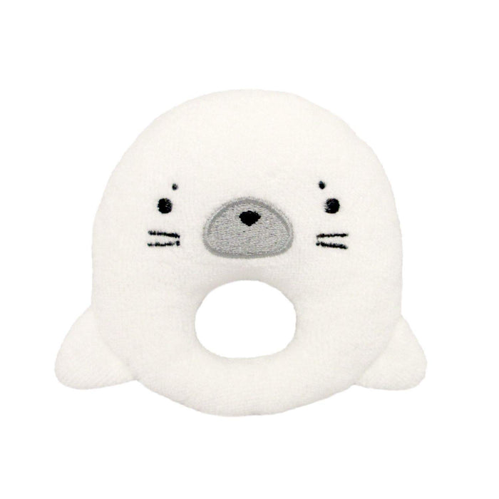 Sanei Boeki Soft Seal Animal Rattle Plush Toy 10Cm- Japan Figure Store - #1 Bring To You The Best Japanese Goods