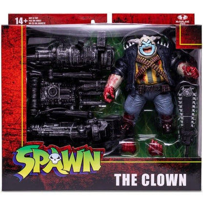 Mcfarlane Toys Spawn 7-Inch Deluxe Clown Action Figure Blood Splatter Edition- Japan Figure Store - #1 Bring To You The Best Japanese Goods