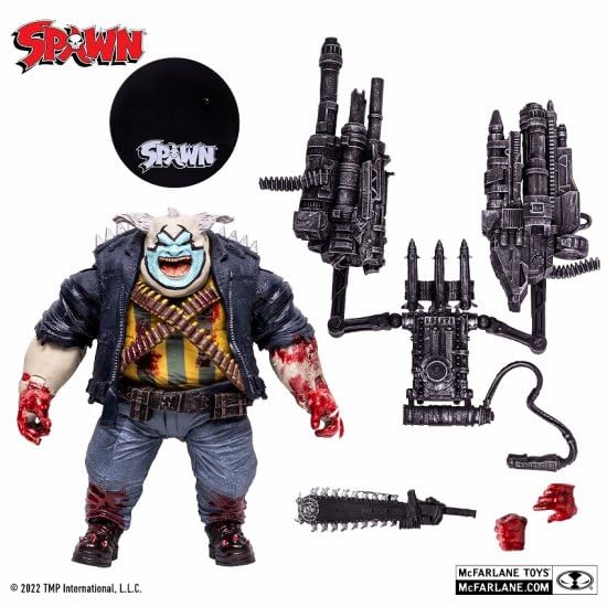 Mcfarlane Toys Spawn 7-Inch Deluxe Clown Action Figure Blood Splatter Edition- Japan Figure Store - #1 Bring To You The Best Japanese Goods
