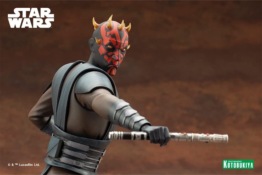 Kotobukiya Star Wars The Clone Wars 1/7 Darth Maul Artfx Figure- Japan Figure Store - #1 Bring To You The Best Japanese Goods