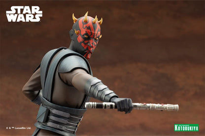 Kotobukiya Star Wars The Clone Wars 1/7 Darth Maul Artfx Figure- Japan Figure Store - #1 Bring To You The Best Japanese Goods