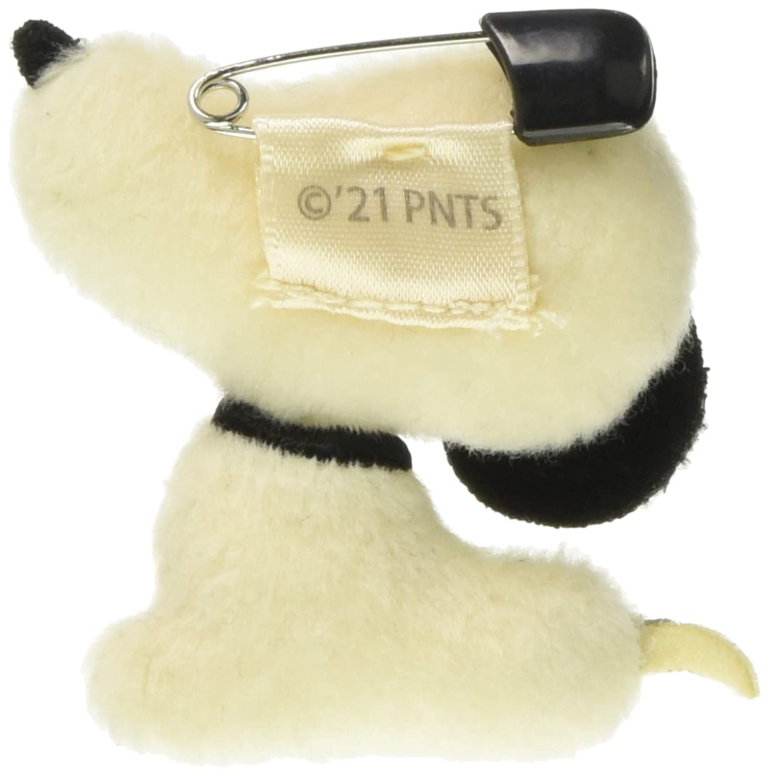 Sekiguchi Vintage 1950s Snoopy Sitting Stuffed Animal Badge- Japan Figure Store - #1 Bring To You The Best Japanese Goods