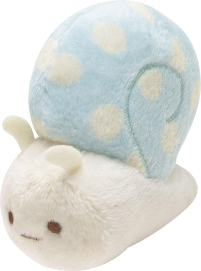 San-X Sumikko Gurashi Hand-Held Plush Toy Cute Fake Snail- Japan Figure Store - #1 Bring To You The Best Japanese Goods