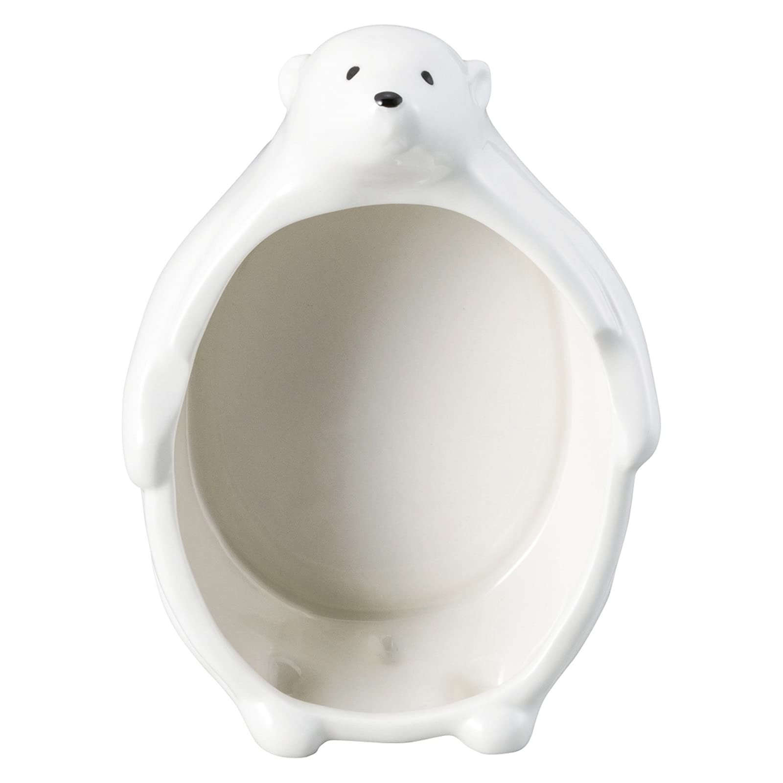 Sun Art Arctic Polar Bear Small Noodle Bowl 680ml - Cute Tableware White