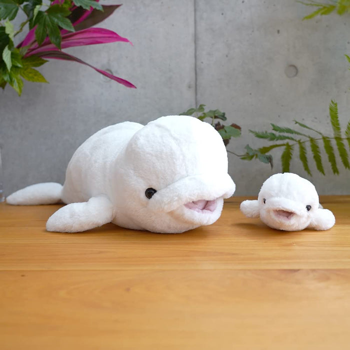 SunLemon Beluga S Stuffed Animal P-8512 14x26x8cm- Japan Figure Store - #1 Bring To You The Best Japanese Goods