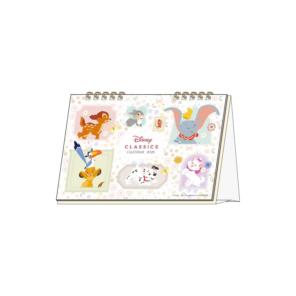 Sun-Star Stationery Disney 2026 Classic Desktop Calendar S8521549