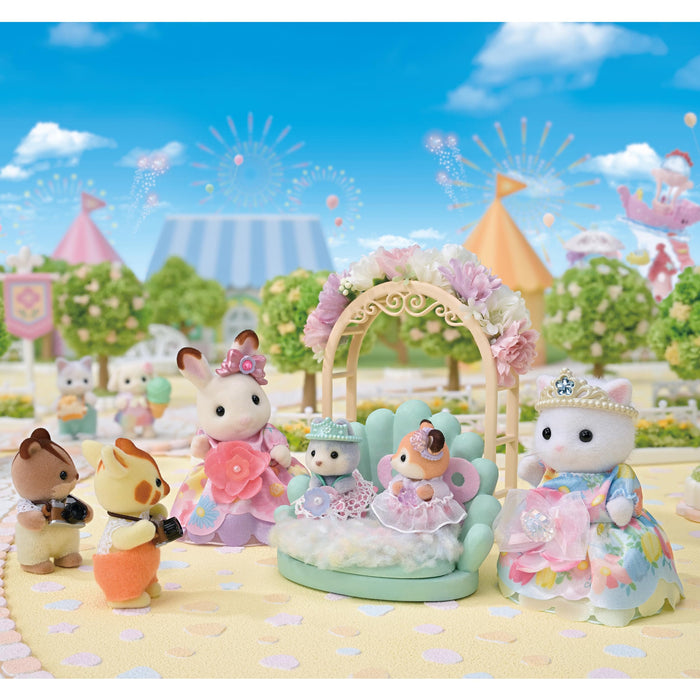 Epoch Sylvanian Families Flower Princess Set F-38 Dollhouse Toy Ages 3+- Japan Figure Store - #1 Bring To You The Best Japanese Goods