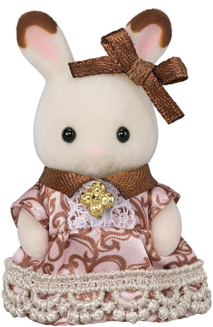 Epoch Sylvanian Families Chocolate Rabbit Family C-74 Dollhouse Set Ages 3+- Japan Figure Store - #1 Bring To You The Best Japanese Goods