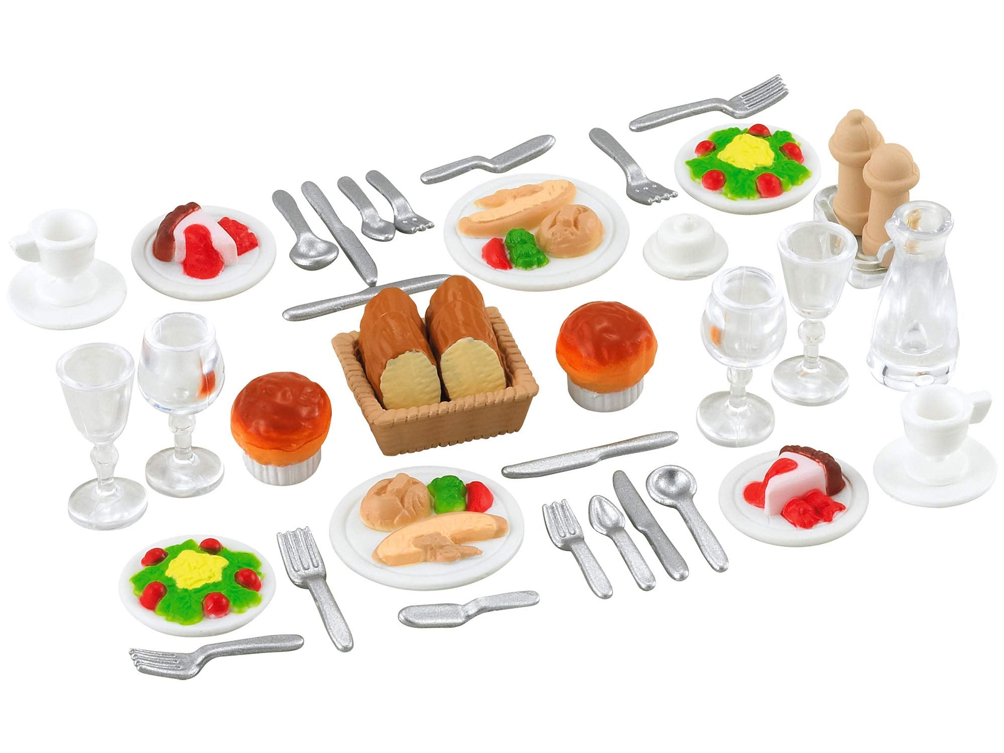 Epoch Sylvanian Families Furniture Dinner Set Ka-409 - Charming Miniature Decor- Japan Figure Store - #1 Bring To You The Best Japanese Goods