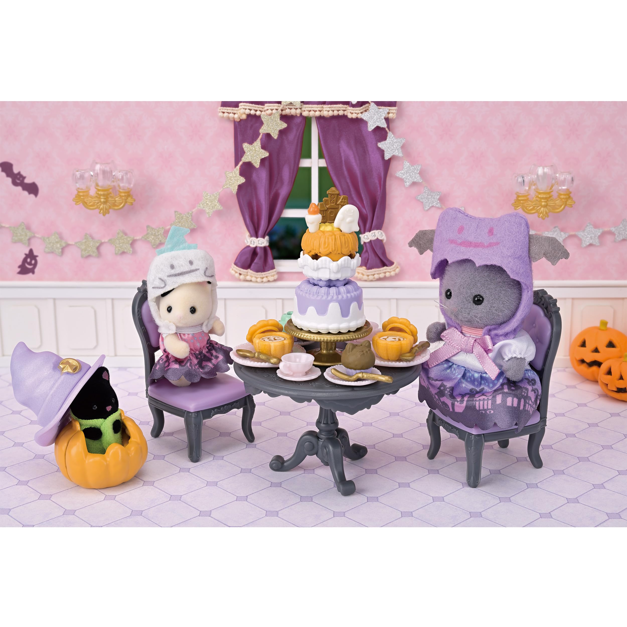 Epoch Sylvanian Families Seasonal Halloween Party Set Age 3+ Dollhouse Toy SE-211- Japan Figure Store - #1 Bring To You The Best Japanese Goods