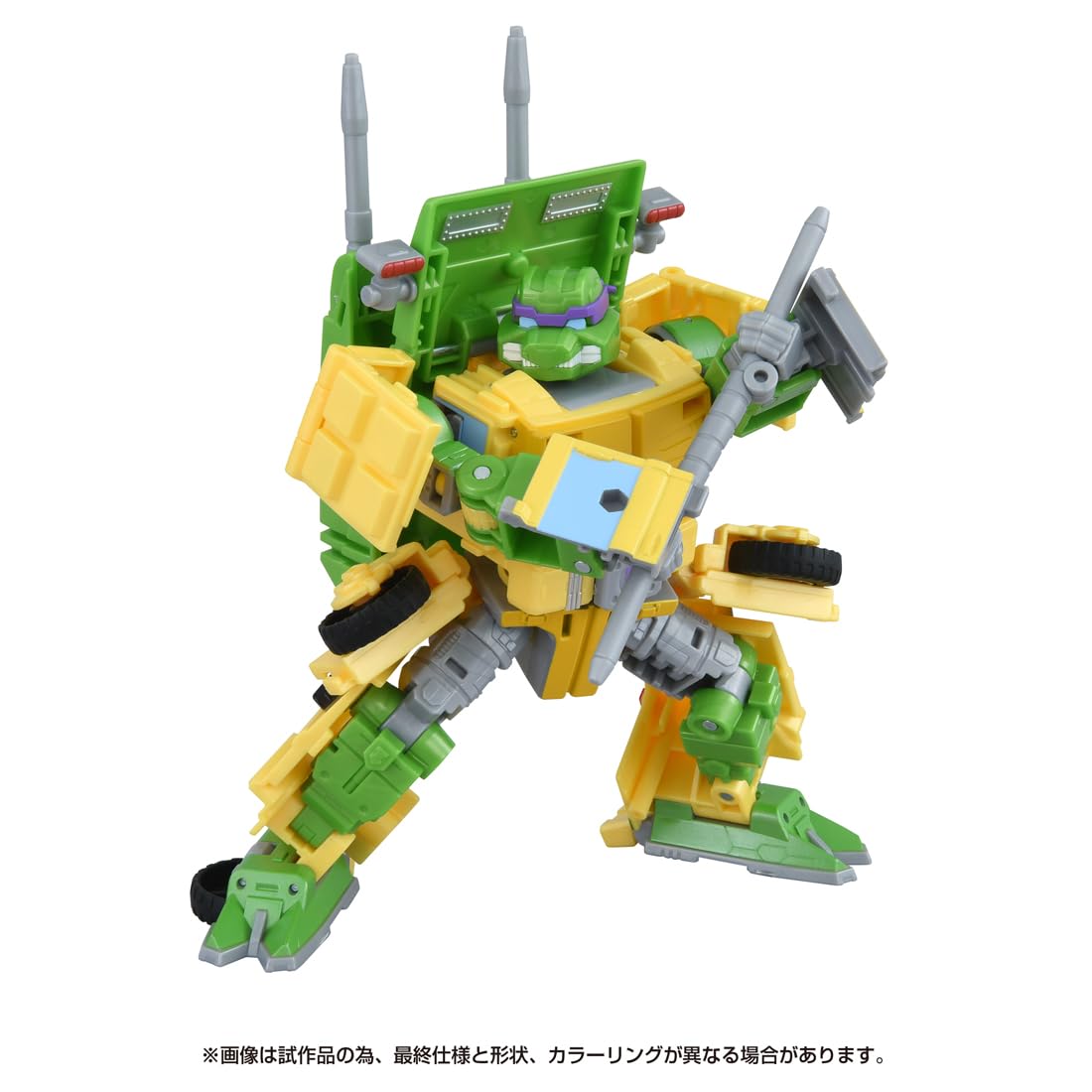 Takara Tomy T-Spark Transformers Ninja Turtles Party Wallop Action Figure