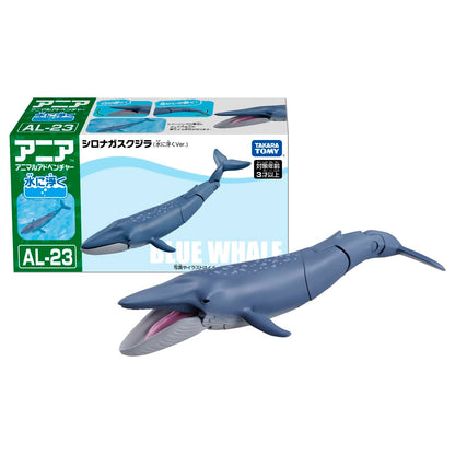 Takara Tomy Ania AL-23 Floating Blue Whale Toy for Kids Ages 3 and Up