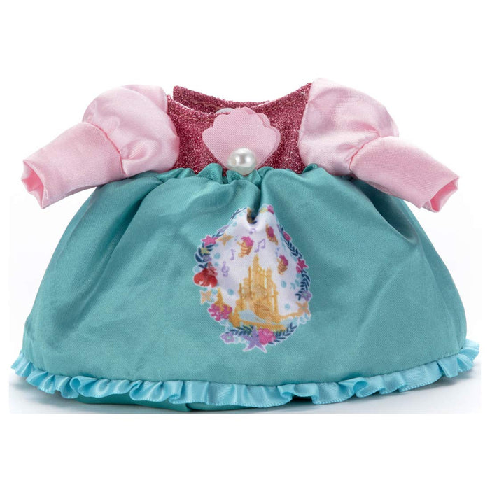 Takaratomy Arts Disney Ariel Plush Doll 20cm Sparkly Dress Up Hair and Makeup