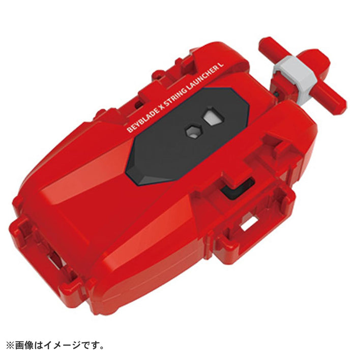 Takara Tomy Beyblade X Bx-47 Red String Launcher Left-Handed Version