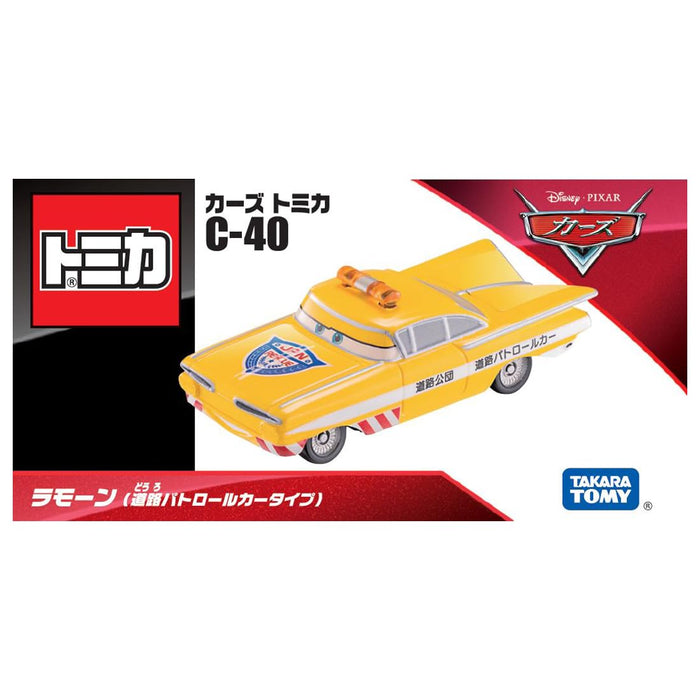 Takara Tomy Disney Cars Tomica C-40 Ramone Road Patrol Toy for Ages 3+