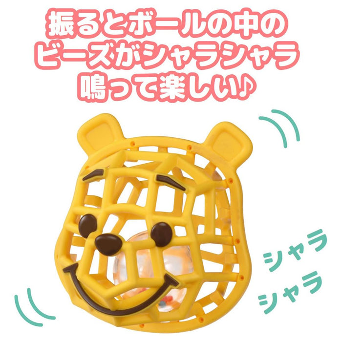 Takara Tomy Disney Winnie The Pooh Rolling Face Rattle Toy with Ball