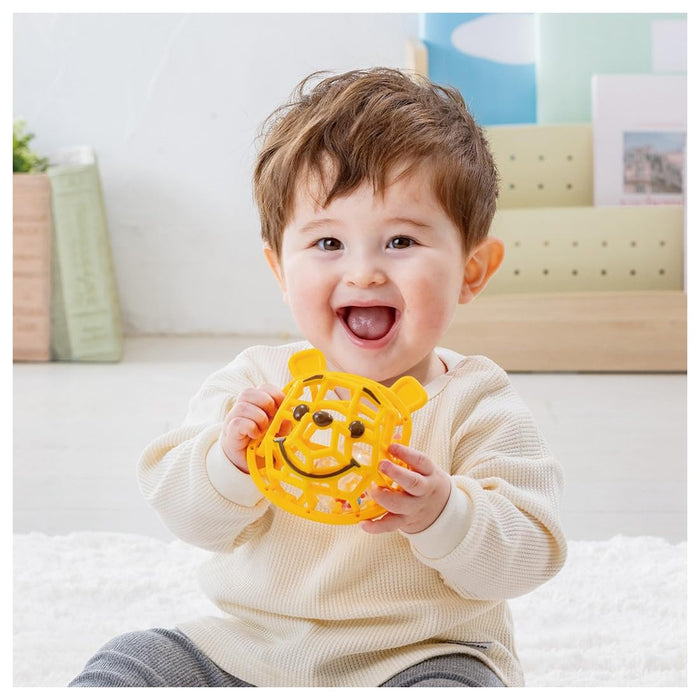 Takara Tomy Disney Winnie The Pooh Rolling Face Rattle Toy with Ball