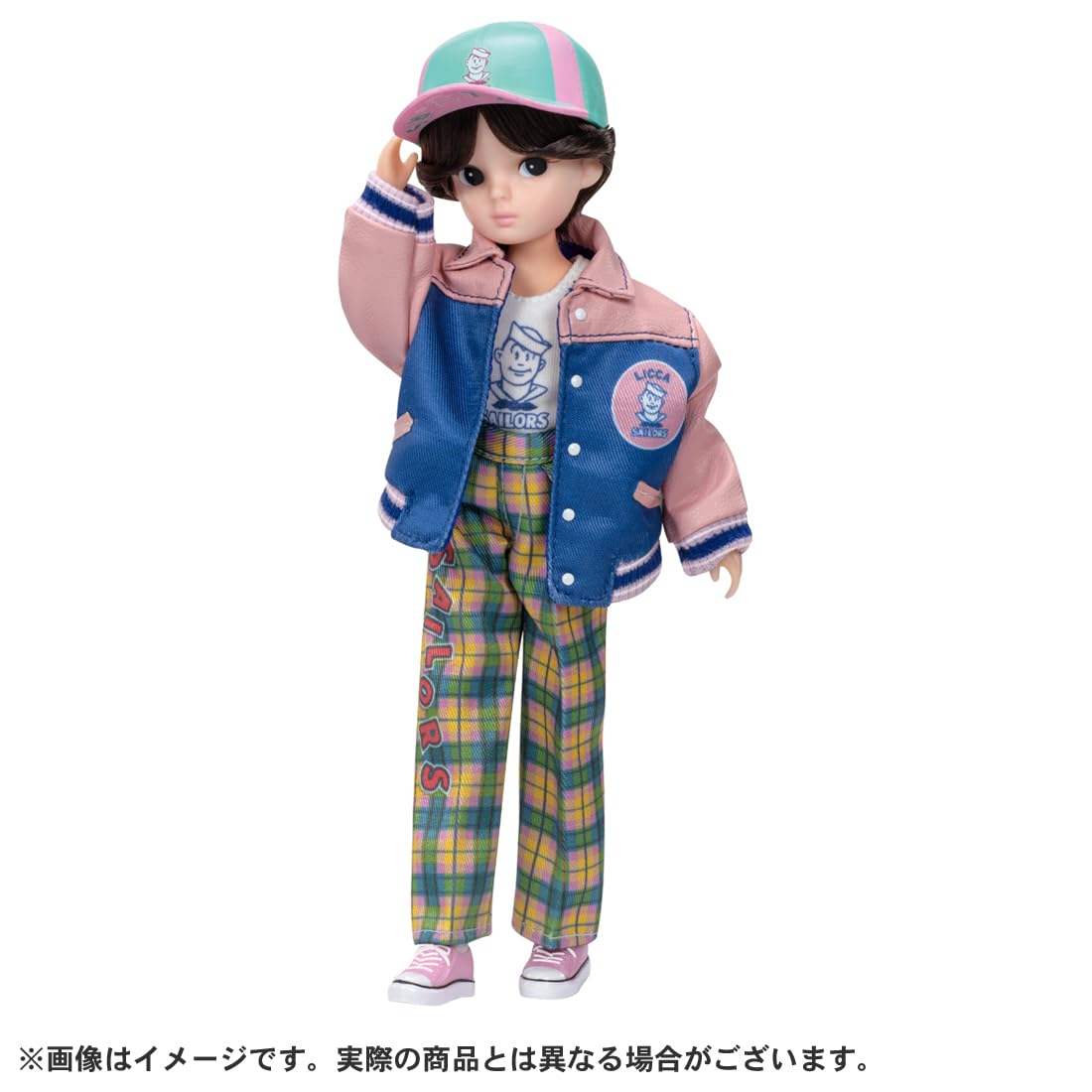 Takara Tomy Licca-Chan Doll with Retro Sailors Stadium Jacket for Ages 3+