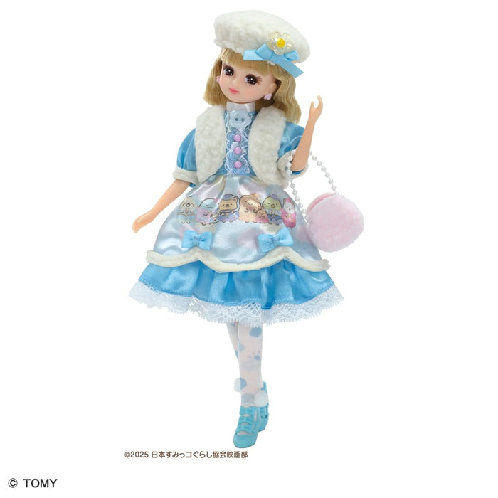 Takara Tomy Licca-Chan Pouponne Licca-Chan, Jeu de Rangement de Vêtements de Film Sumikko Gurashi, À partir de 3 ans