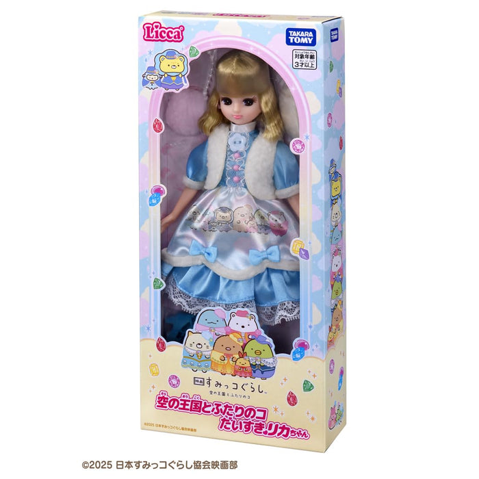 Takara Tomy Licca-Chan Pouponne Licca-Chan, Jeu de Rangement de Vêtements de Film Sumikko Gurashi, À partir de 3 ans