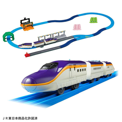 Takara Tomy Plarail E8 Series Tsubasa & Tomica Train Set with Bonus Rails- Japan Figure Store - #1 Bring To You The Best Japanese Goods