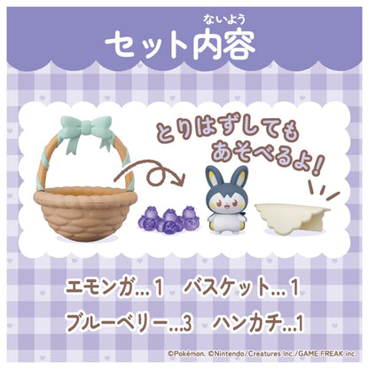 Takara Tomy Pokemon Pokepeace Emolga Doll Fruit Moment Collectible Plush