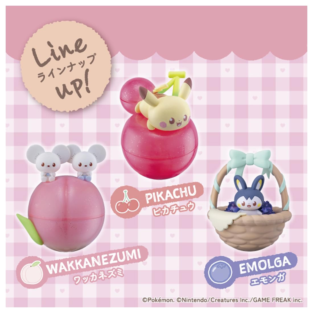 Takara Tomy Pokemon Pokepeace Doll Wakkanezumi Fruit Moments Plush Toy