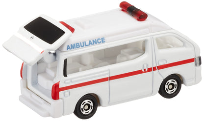 Takara Tomy Tomica No. 18 Nissan NV350 Caravan Ambulance Miniature Toy Car- Japan Figure Store - #1 Bring To You The Best Japanese Goods