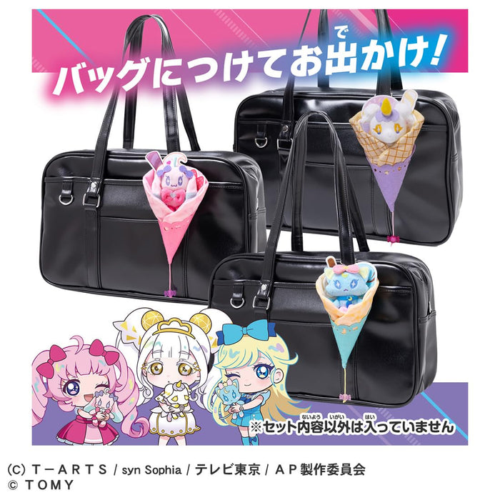 Takara Tomy Secret Eye Puri Palm Plush Toy R Puri-Kon Set - Compact and Cute