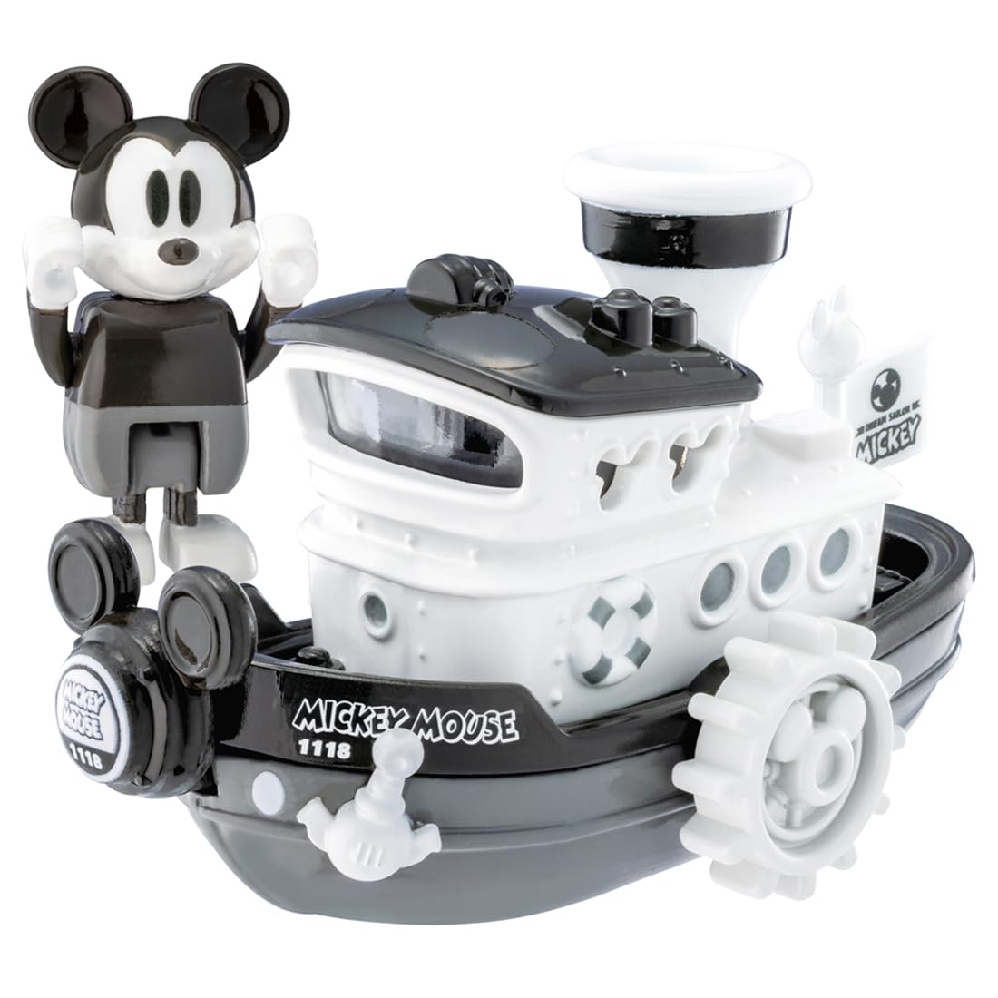 Takara Tomy Tomica No. 181 Disney Sailor Mickey Mouse Mini Car Toy Ages 3+- Japan Figure Store - #1 Bring To You The Best Japanese Goods