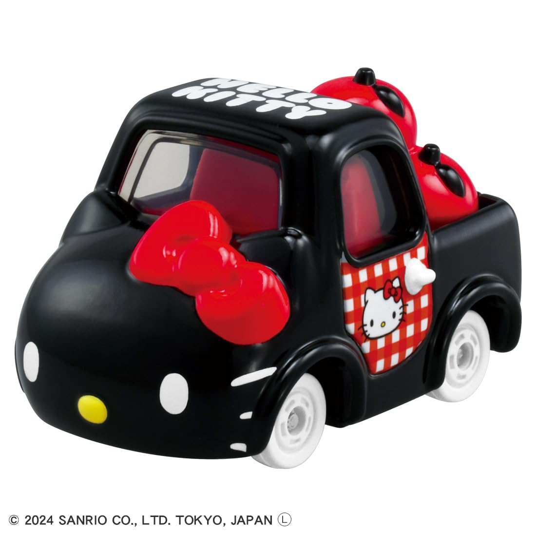 Takara Tomy Dream Tomica Hello Kitty 50th Anniversary Black Mini Car Toy Ages 3+- Japan Figure Store - #1 Bring To You The Best Japanese Goods