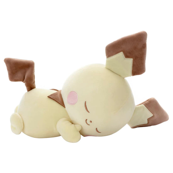 Takaratomy Arts Pichu Plush Toy Good Night Version 35cm Pokemon Collectible