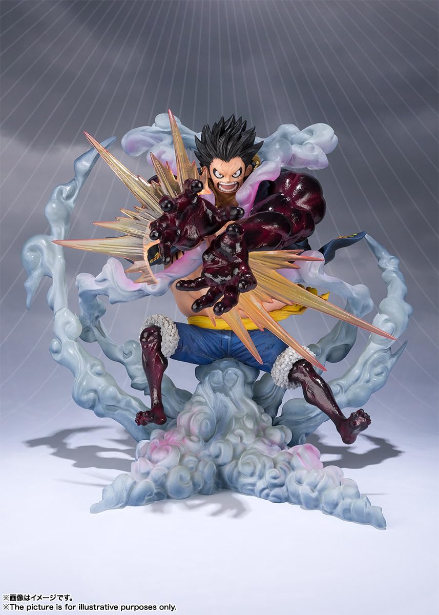 Tamashii Nations Figuarts Zero One Piece Luffy Gear 4 Lion Bazooka Figure 180mm