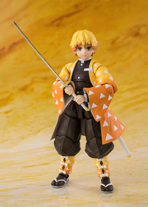 Tamashii Nations SH Figuarts Demon Slayer Zenitsu Agatsuma 140mm Movable Figure- Japan Figure Store - #1 Bring To You The Best Japanese Goods