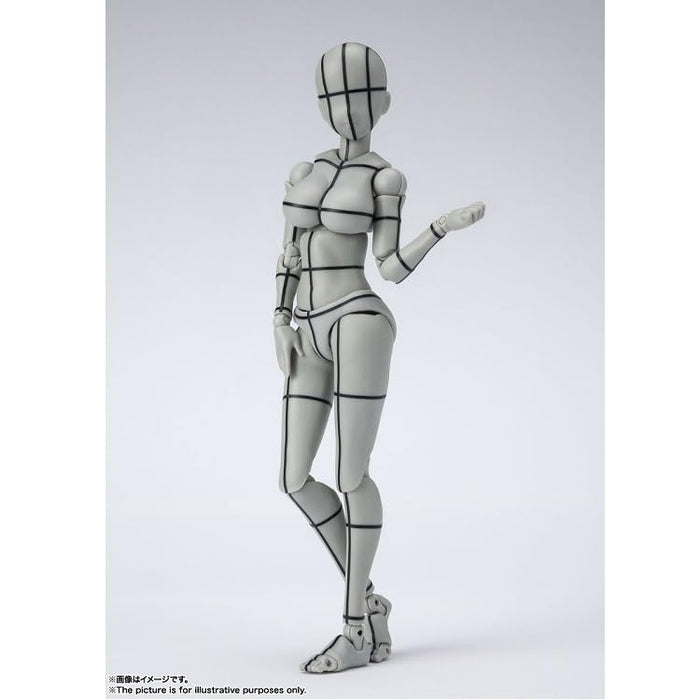 Tamashii Nations Shfiguarts Body-Chan Gray Wireframe Edition 13 Resale Version- Japan Figure Store - #1 Bring To You The Best Japanese Goods