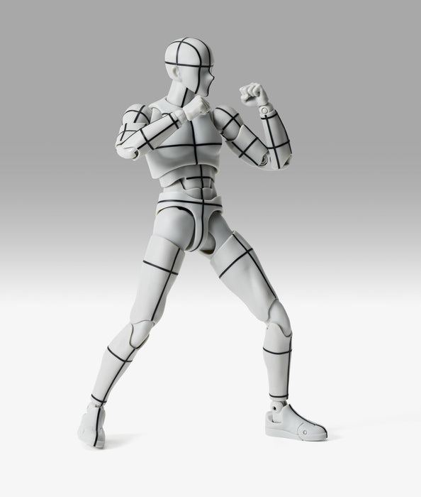 Tamashii Nations S.H.Figuarts Body-Kun Sports Wireframe Gray 150mm PVC Figure- Japan Figure Store - #1 Bring To You The Best Japanese Goods