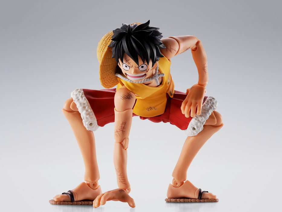 Figurine SHFiguarts One Piece Luffy Battle de Marineford 145mm de Tamashii Nations